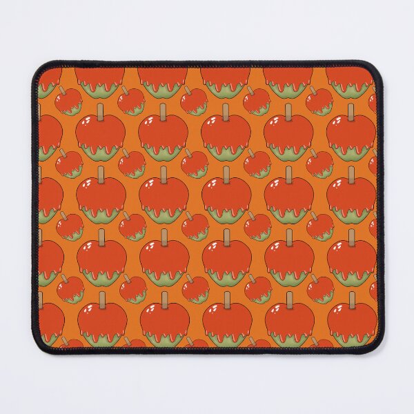 Item preview, Halloween Candy Apple Pattern on Orange designed and sold by Artistestella.