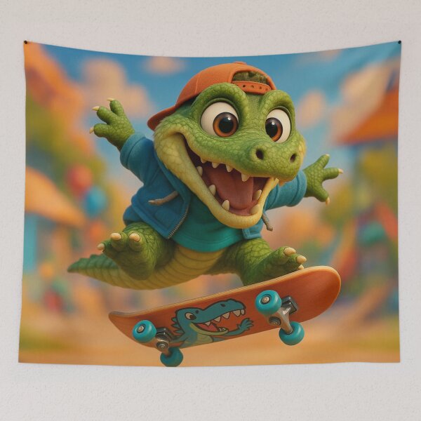 Item preview, Skater Deinosuchus  designed and sold by Sillytoe.