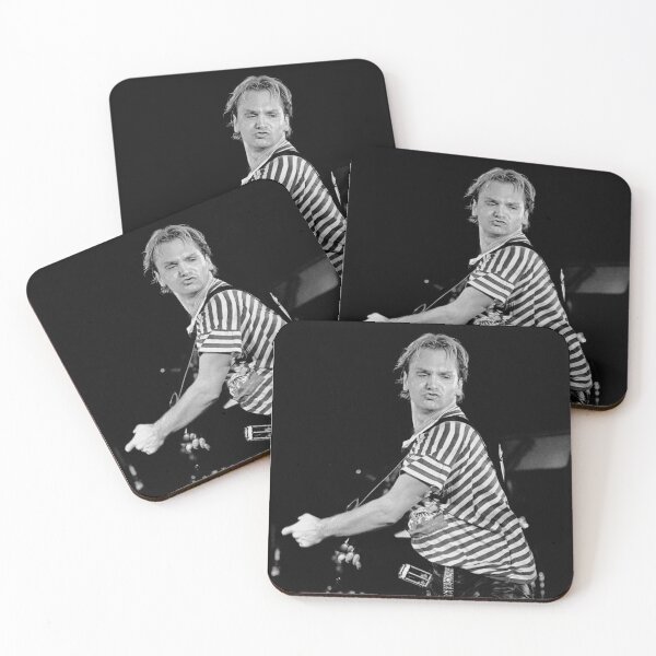 Item preview, Jack Hues - Wang Chung - Fotografía en blanco y negro designed and sold by ConcertImages.