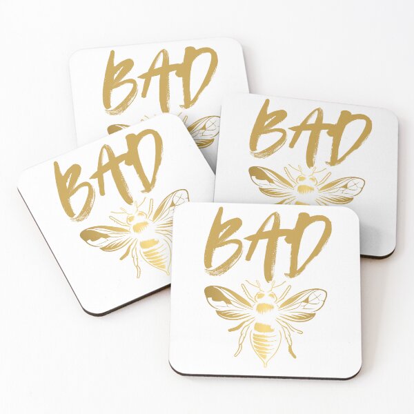 Item preview, Fierce Bad Bee Gold Illustration Cool Fashion Apparel designed and sold by ssmg80.