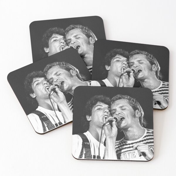 Item preview, Nick Feldman y Jack Hues - Wang Chung - Fotografía en blanco y negro designed and sold by ConcertImages.