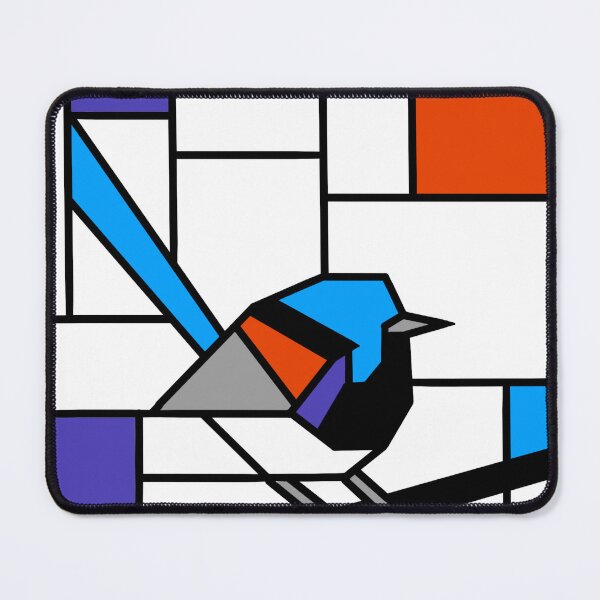 Item preview, Mondrian Fairywren designed and sold by CCArtPrints.