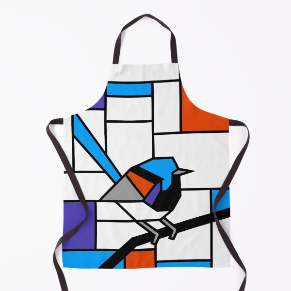 Item preview, Mondrian Fairywren designed and sold by CCArtPrints.