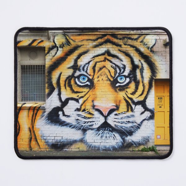 Item preview, Tiger Graffiti, Abbotsford designed and sold by Roz McQuillan Fine Art & Photography.