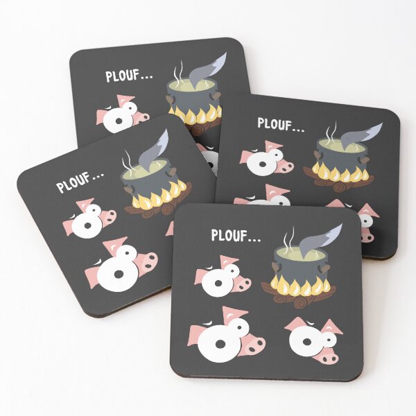 Item preview, Wolf and Pigs (Pigs) designed and sold by NOUPIL.