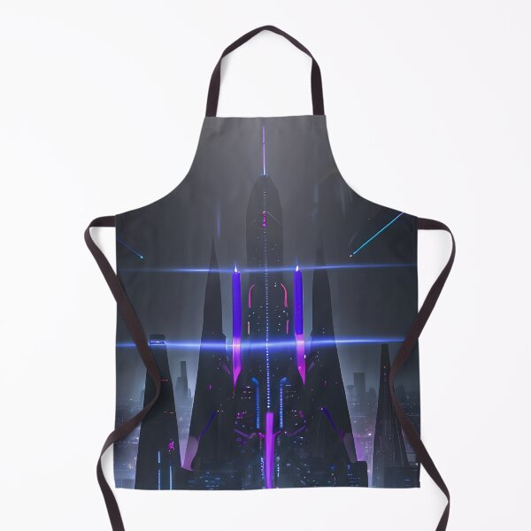 Item preview, Cyberpunk Mega Tower | Futuristic Neon Sci-Fi Cityscape Artwork designed and sold by ArtscapeProductions.