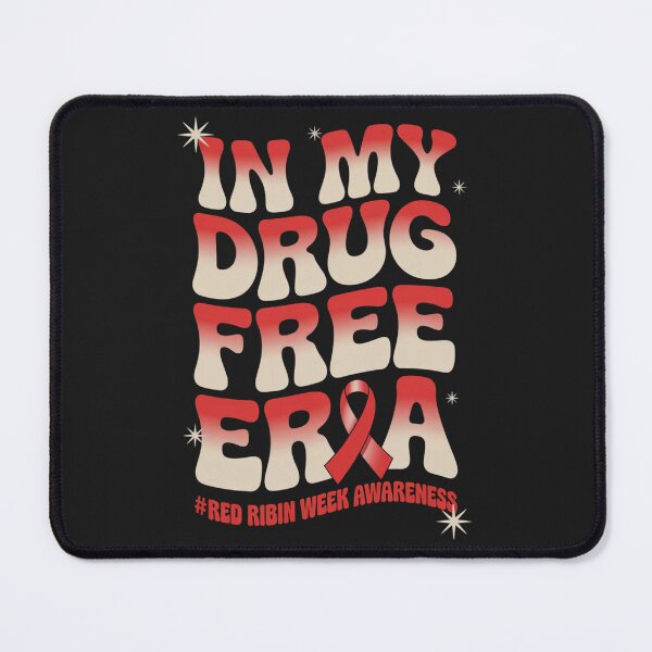 Item preview, In My Drugs Free Era Funny Red Ribbon Week Awareness designed and sold by ConceptualVibes.