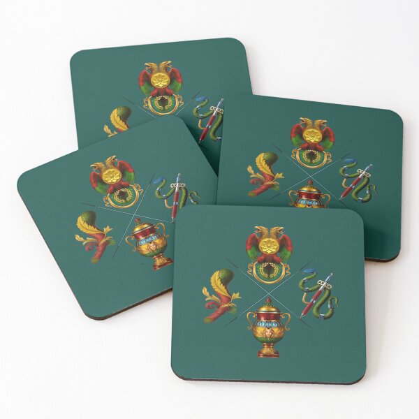 Item preview, Modern photographic version of the classic four Italian palying card aces: denari, spade, oppe, and bastoni designed and sold by mirrorimages.