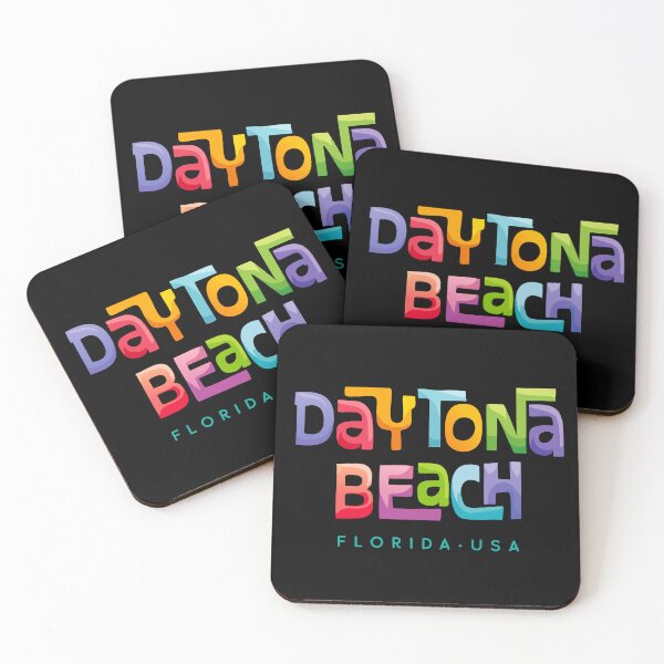 Item preview, Daytona Beach Florida Retro Tropical Design designed and sold by Futurebeachbum.