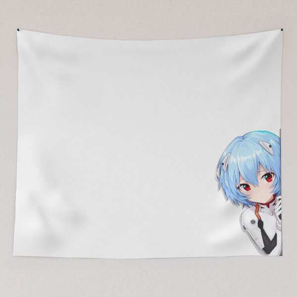 Item preview, Rei Ayanami Chibi Peek Neon Genesis Evangelion Anime designed and sold by ManuelOpito.