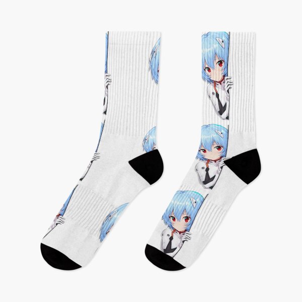 Item preview, Rei Ayanami Chibi Peek Neon Genesis Evangelion Anime designed and sold by ManuelOpito.