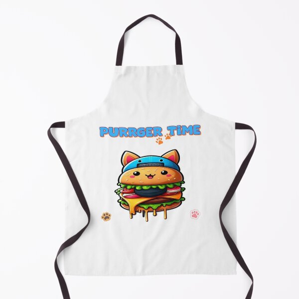 Item preview, Purrger Time | Kawaii Burger Cat with Cap by Kesef Project designed and sold by Kesef Project.
