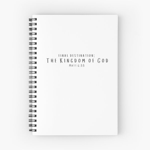 Item preview, Final Destination: The Kingdom of God     Dark Text  designed and sold by H Kyle.