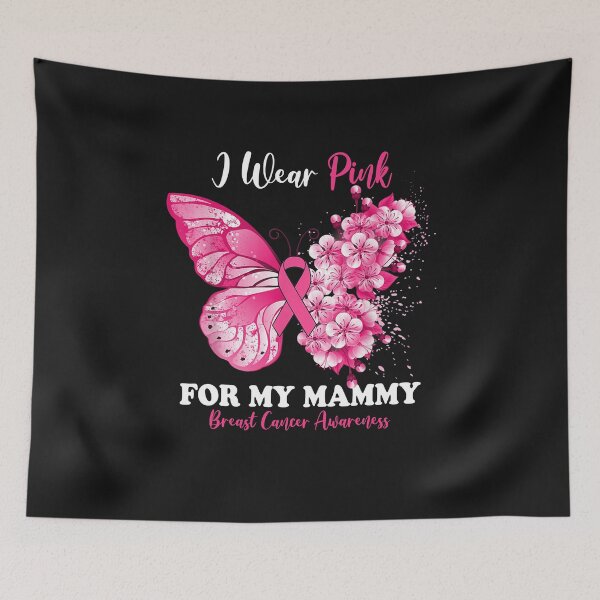 Item preview, Breast Cancer Awareness Butterfly I Wear Pink For My Mammy designed and sold by TalalosART.