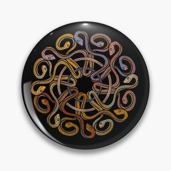 Item preview, Double Headed Snake Mandala - brown designed and sold by DaveDanchuk.