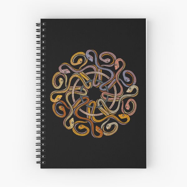 Item preview, Double Headed Snake Mandala - brown designed and sold by DaveDanchuk.