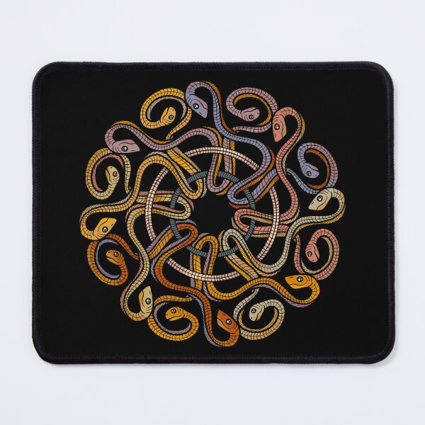 Item preview, Double Headed Snake Mandala - brown designed and sold by DaveDanchuk.