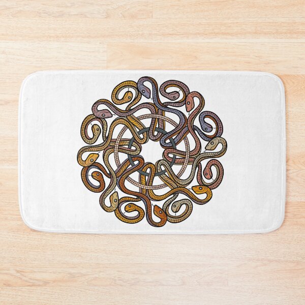 Item preview, Double Headed Snake Mandala - brown designed and sold by DaveDanchuk.