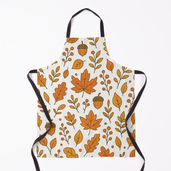 Aperçu de l'œuvre Motif de feuilles d'automne et de glands créée et vendue par FLATVAC STICKER.