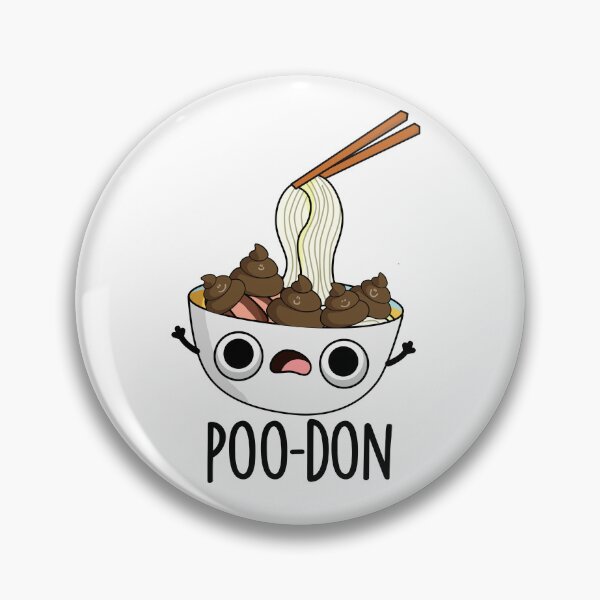 Item preview, Poo-don Funny Udon Pun  designed and sold by punnybone.