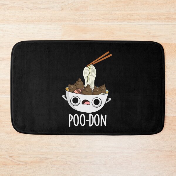 Item preview, Poo-don Funny Udon Pun (Dark BG) designed and sold by punnybone.