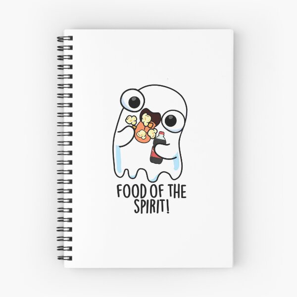 Item preview, Food Of The Spirit Funny Ghost Pun  designed and sold by punnybone.