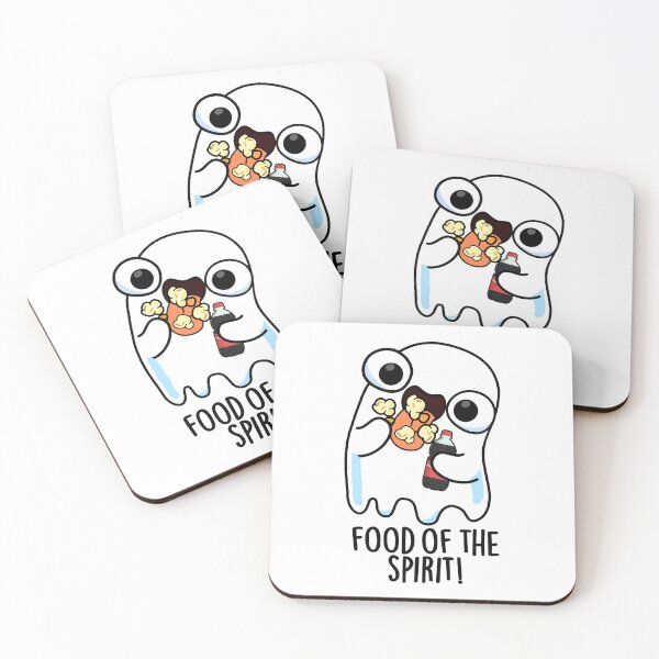 Item preview, Food Of The Spirit Funny Ghost Pun  designed and sold by punnybone.