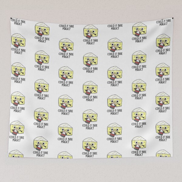 Item preview, Could It Brie Magic Funny Cheese Pun  designed and sold by punnybone.