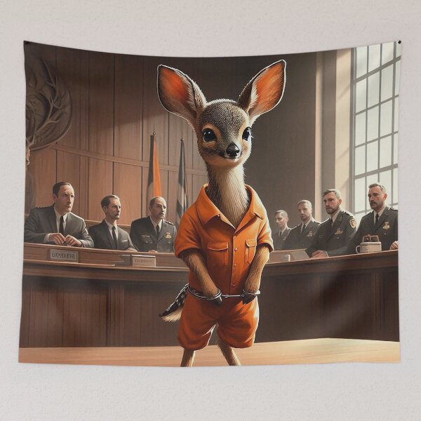 Item preview, Courtroom Chronicles of a Deer designed and sold by nikkolaus.