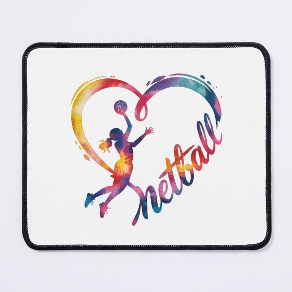 Item preview, Netball heart Pillow designed and sold by ConceptualVibes.