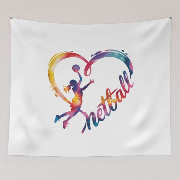 Item preview, Netball heart Pillow designed and sold by ConceptualVibes.