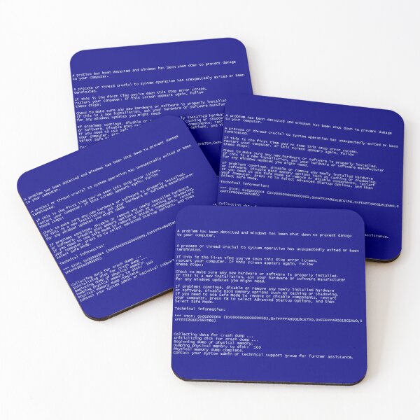 Item preview, Blue Screen of Death - win-xp to win7  designed and sold by GEEK_out.