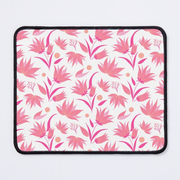 Item preview, Grandmillennial pink lilies pattern designed and sold by Home Cyn Home.