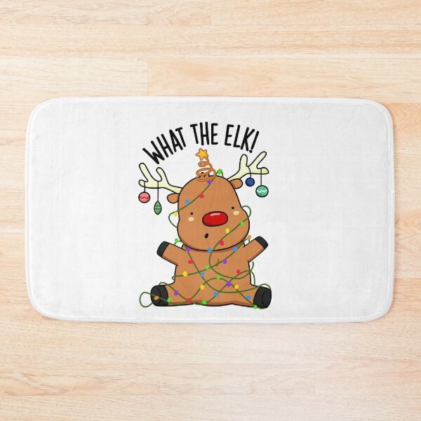 Item preview, What The Elk Funny Animal Pun  designed and sold by punnybone.
