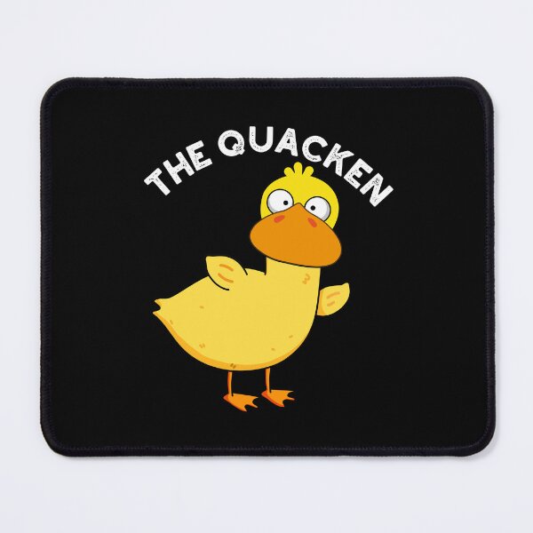 Item preview, The Quacken Funny Duck Pun (Dark BG) designed and sold by punnybone.
