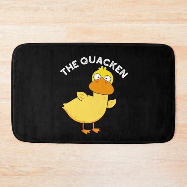Item preview, The Quacken Funny Duck Pun (Dark BG) designed and sold by punnybone.