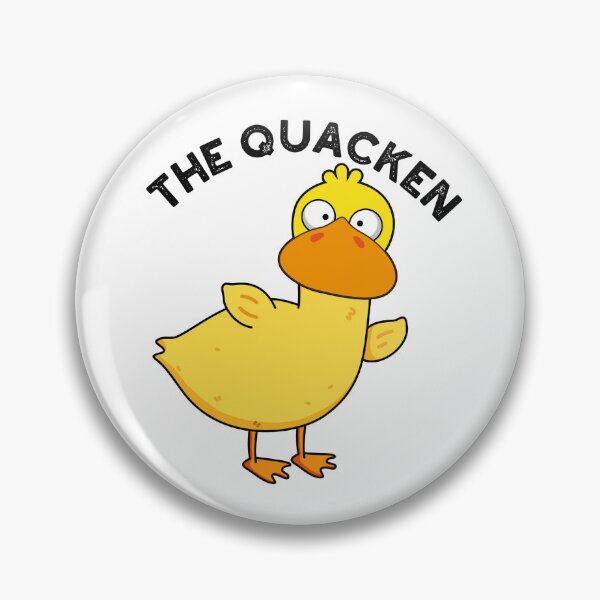 Item preview, The Quacken Funny Duck Pun  designed and sold by punnybone.