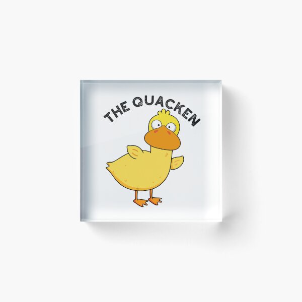 Item preview, The Quacken Funny Duck Pun  designed and sold by punnybone.