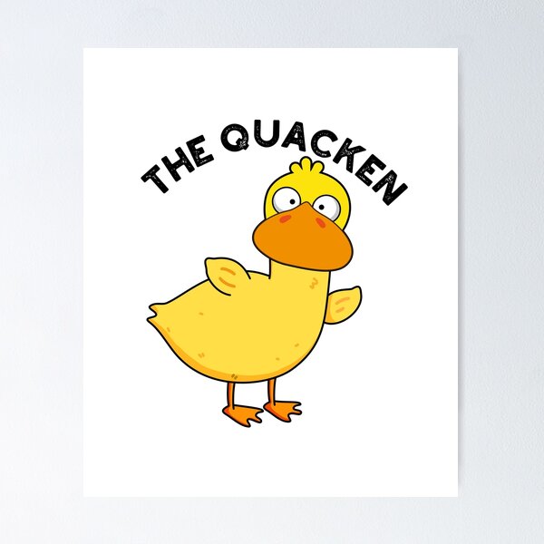 Aperçu de l'œuvre Le jeu de mots drôle de Quacken créée et vendue par punnybone.