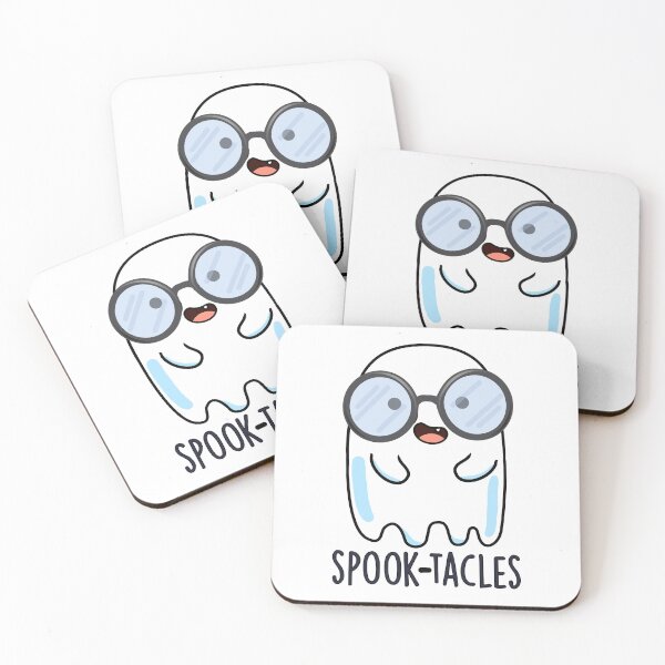 Item preview, Spook-tacles Funny Ghost Pun  designed and sold by punnybone.