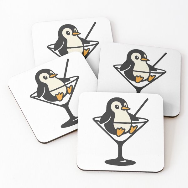 Item preview, Penguin Martini Funny Penguin Design designed and sold by pUNKnown.