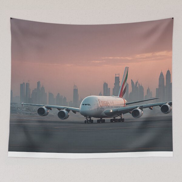 Artikelvorschau, Überlegungen zur charakteristischen Lackierung des Emirates A380 entworfen und verkauft von Skyframe Aviation.