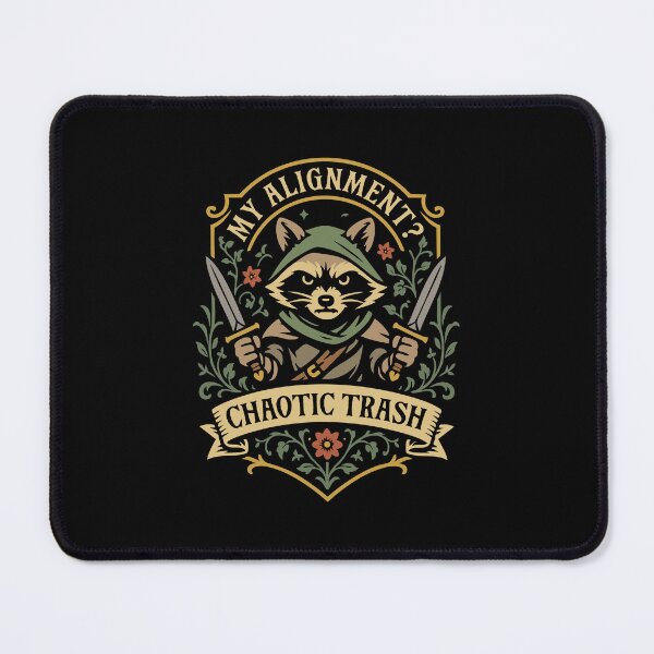 Item preview, Chaotic Trash Alignment Funny Raccoon designed and sold by pixeptional.