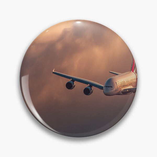 Item preview, Highlighting The Aerodynamic Logo Typography Of The Emirates Airbus A380 designed and sold by Skyframe Aviation.