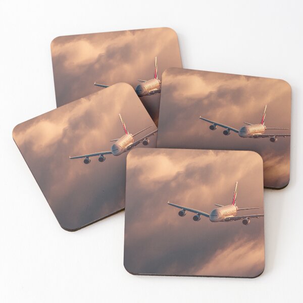 Item preview, Highlighting The Aerodynamic Logo Typography Of The Emirates Airbus A380 designed and sold by Skyframe Aviation.