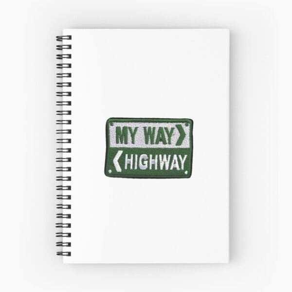 Item preview, my way or the highway sign designed and sold by indie cottage.