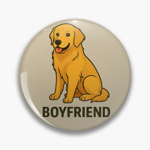 Aperçu de l'œuvre Petit ami Golden Retriever - Chien Golden Retriever créée et vendue par Animal Magnetism.