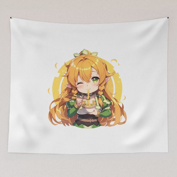 Aperçu de l'œuvre Leafa Sword Art Online Ramen Anime Fille Elfe Kawaii créée et vendue par Spraykart.