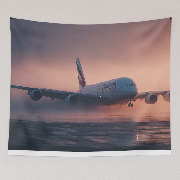 Item preview, Outlining The Signature Colour Scheme Of The Emirates A380 Jet designed and sold by Skyframe Aviation.