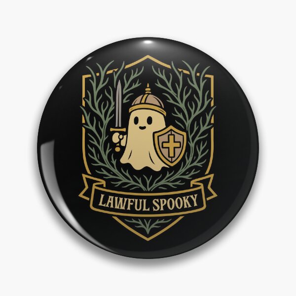 Item preview, Lawful Spooky Alignment Funny Halloween Ghost designed and sold by pixeptional.